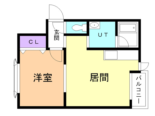 クレールＭの間取り