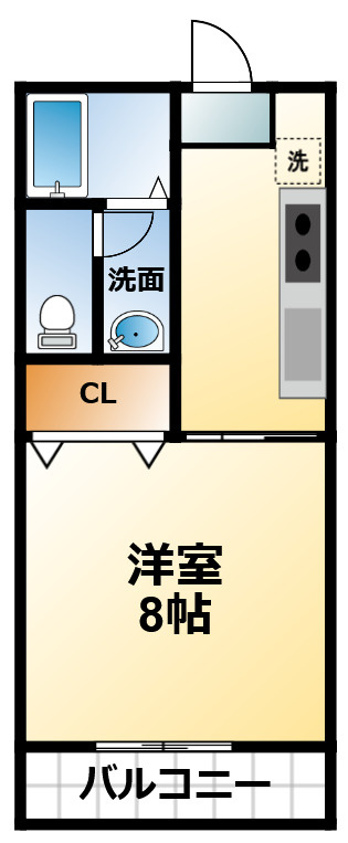 剣英館Ⅱの間取り