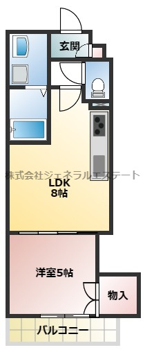 【間取り】 | ラモーナ野里町