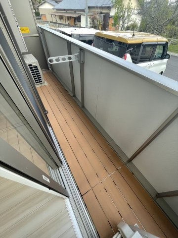 アテリア弐番館のバルコニー