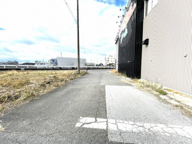 【前面道路含む現地写真】 | 一宮市更屋敷　売土地