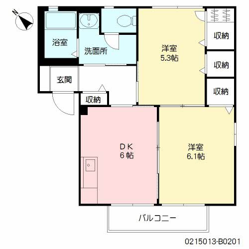 グランシャリオ小森野の間取り