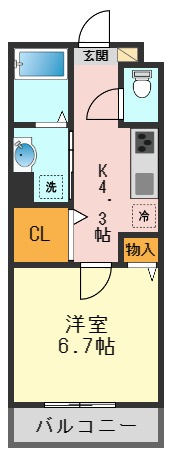 GRAND REVE小岩Ⅱの間取り