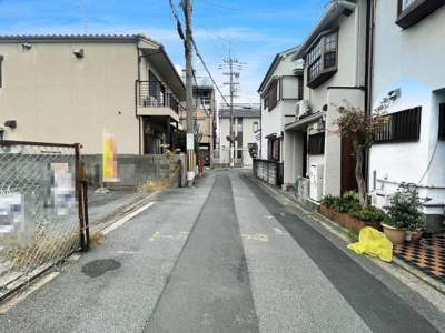 【前面道路含む現地写真】 | 西京極佃田町　新築戸建　1号地
