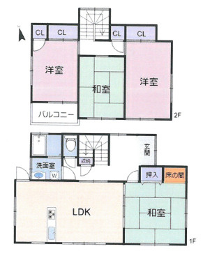 【間取り】 | 加古郡稲美町国岡　中古戸建 | 4LDKです。