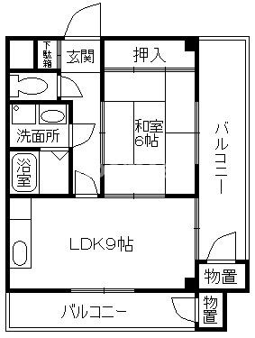 アルファアネックスの間取り