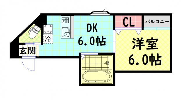 【間取り】 | エムロード大正
