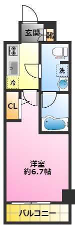 アルコバレーノ武蔵小杉の間取り|ペット飼育相談可能♪