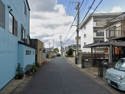【前面道路含む現地写真】 | 山科区椥辻西潰　中古戸建（賃貸オーナーチェンジ）