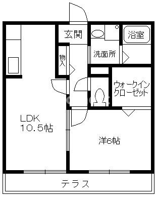ル・シェモアの間取り