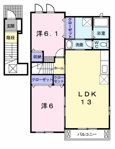 【間取り】 | レスト　コリーヌ