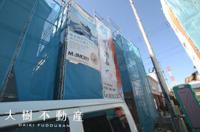 【外観】 | 海老名市門沢橋2丁目  新築戸建て　全８棟　【仲介手数料無料】 | ※令和6年3月中旬に撮影