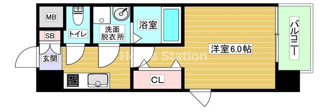 【間取り】 | レジュールアッシュ福島レジデンス