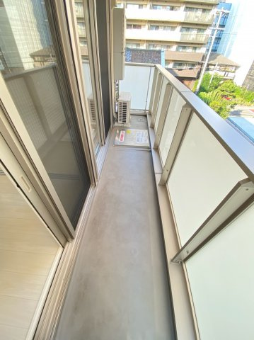 フリージア天王寺のバルコニー