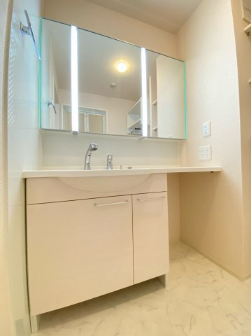 フリージア天王寺の洗面所