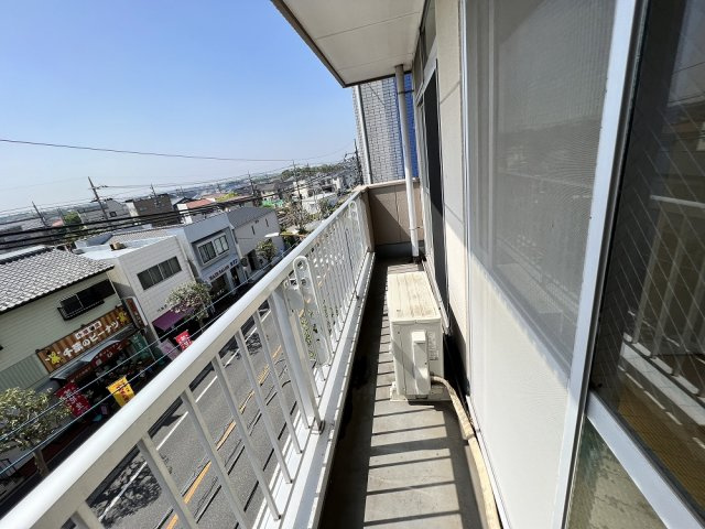 Aビルのバルコニー|※別部屋参考写真