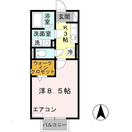 【間取り】 | シエスタ学園南