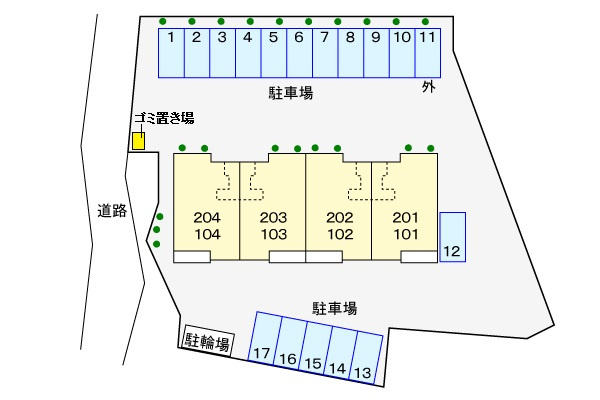 ベル・レベッカの区画図