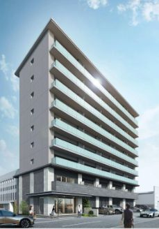 グランヴィラッセ北梅田のエントランス