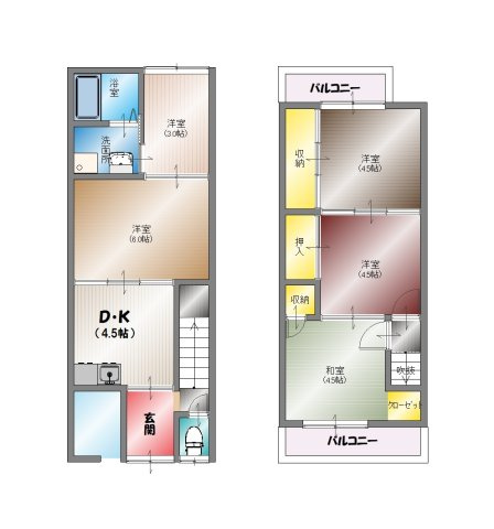 【間取り】 | 西京区上桂東ノ口町