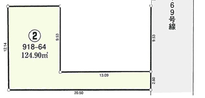 【区画図】 | 小平市小川町1丁目　売地　全5区画