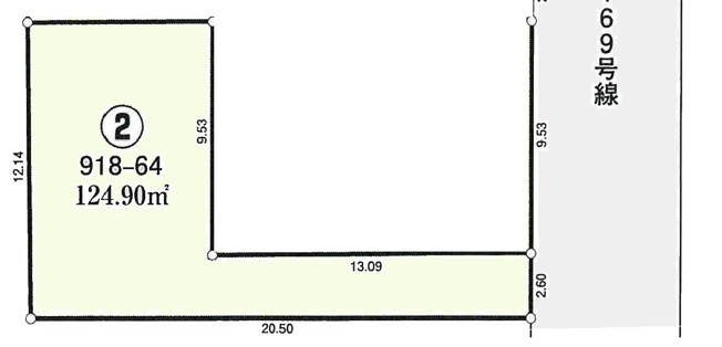 【区画図】 | 小平市小川町1丁目　売地　全5区画