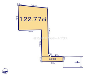 【土地図】 | 東大和市芋窪6丁目　売地　【全3区画】
