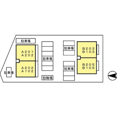 【区画図】 | フルール・ド・スリジェ A棟