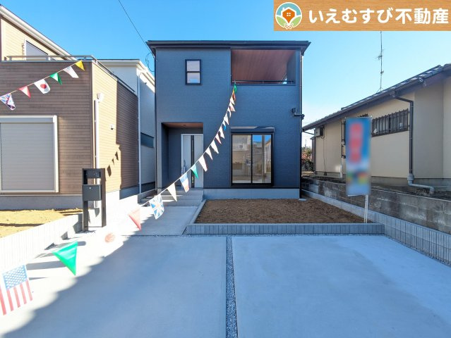 Livele Garden.S　行田城南の外観|令和6年1月12日撮影
【完成済み】シンプルモダンテイストの飽きのこない外観！
実際に現地を見たりゆっくりご内覧頂ければ新居での夢が膨らみますよね♪