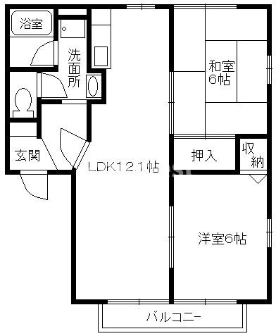プリミエール一色IIの間取り