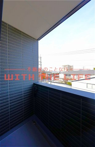 Pentas久留米【キャッシュバック対象物件】のバルコニー|外からの目が気にならないバルコニーで洗濯物が干せます