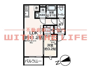 Pentas久留米【キャッシュバック対象物件】の間取り