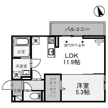 【間取り】 | D-ROOM三河町