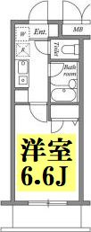 ルクレ津田沼の間取り