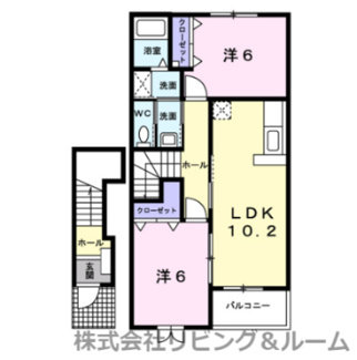 【間取り】 | プリムローズⅣ