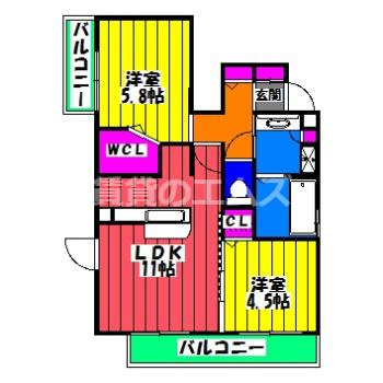 【間取り】 | パークハイツ | パークハイツの間取り