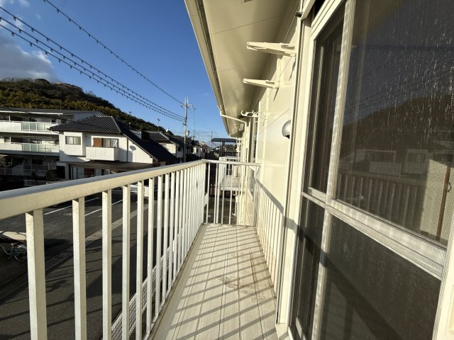 ドミール前田のバルコニー