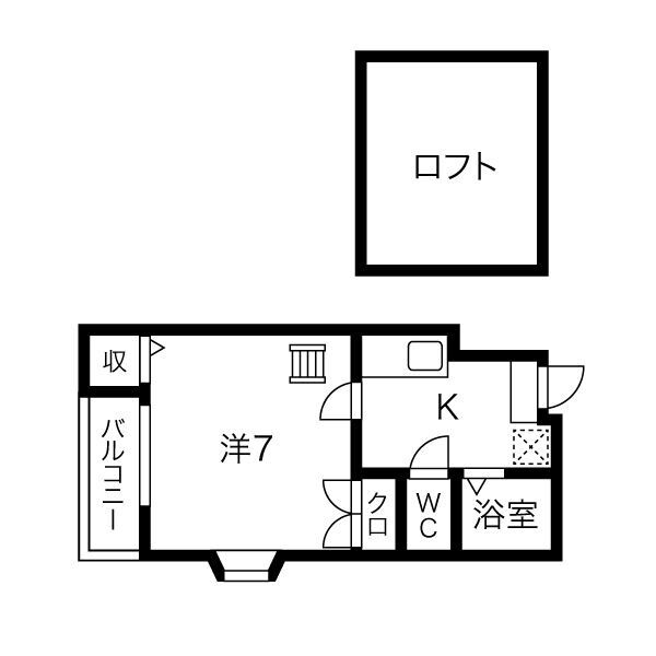 オズレジデンス鶴見の間取り