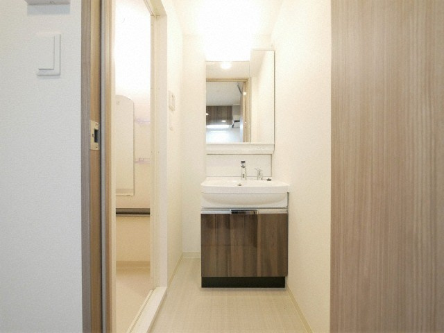 プレサンス天王寺ノースヴィアーレの独立洗面台