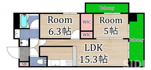 【間取り】 | エステムコート京橋セレブIポーラスター