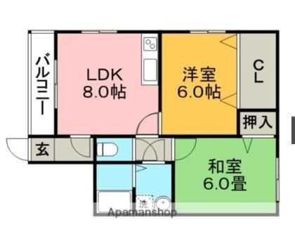 HOUSE DE EPI（ハウスドエピ）の間取り