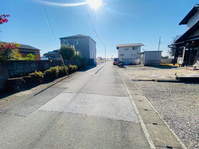 売土地　岐阜市中西郷3丁目　60.27坪の前面道路含む現地写真|現地(2023年11月27日)撮影