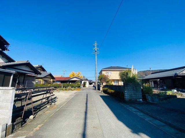 売土地　岐阜市中西郷3丁目　60.27坪の前面道路含む現地写真|現地(2023年11月27日)撮影