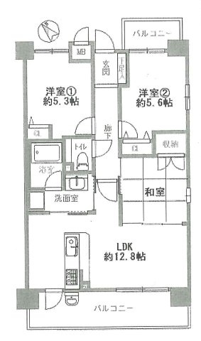 【間取り】 | シャルマンフジエミュゼ甲子園