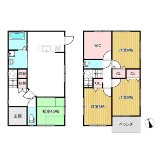 【間取り】 | 飾磨区中島新築住宅
