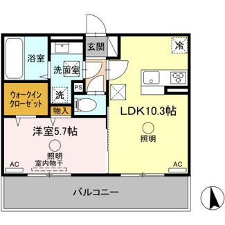 【間取り】 | サニーフラット松江 | 【サニーフラット松江】