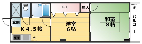 八文字ビルの間取り