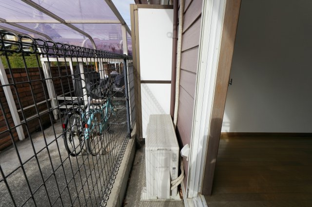 月光荘2号館のバルコニー