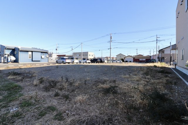足利市堀込町の売地の外観|日当たり良好、開放感のある住環境