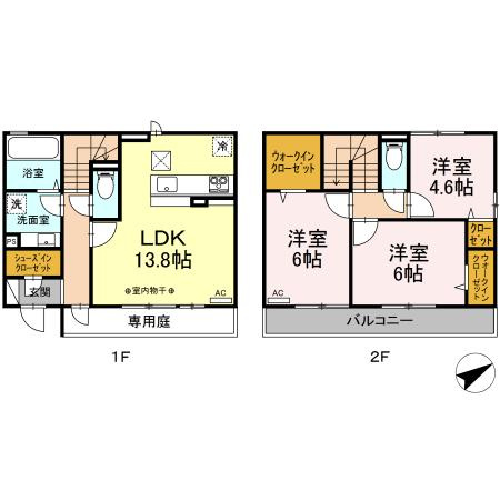 けやき壱番館の間取り